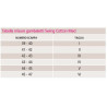 TABELLA MISURA GAMBALETTI UOMO SWING COTTON MED 70 DENARI 15mmHg