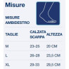 Tabella misure Tutore walker fisso da bambino