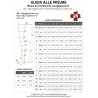 Tabella misure Autoreggente e Monocollant Gloria Med Perfect Profile trama piatta