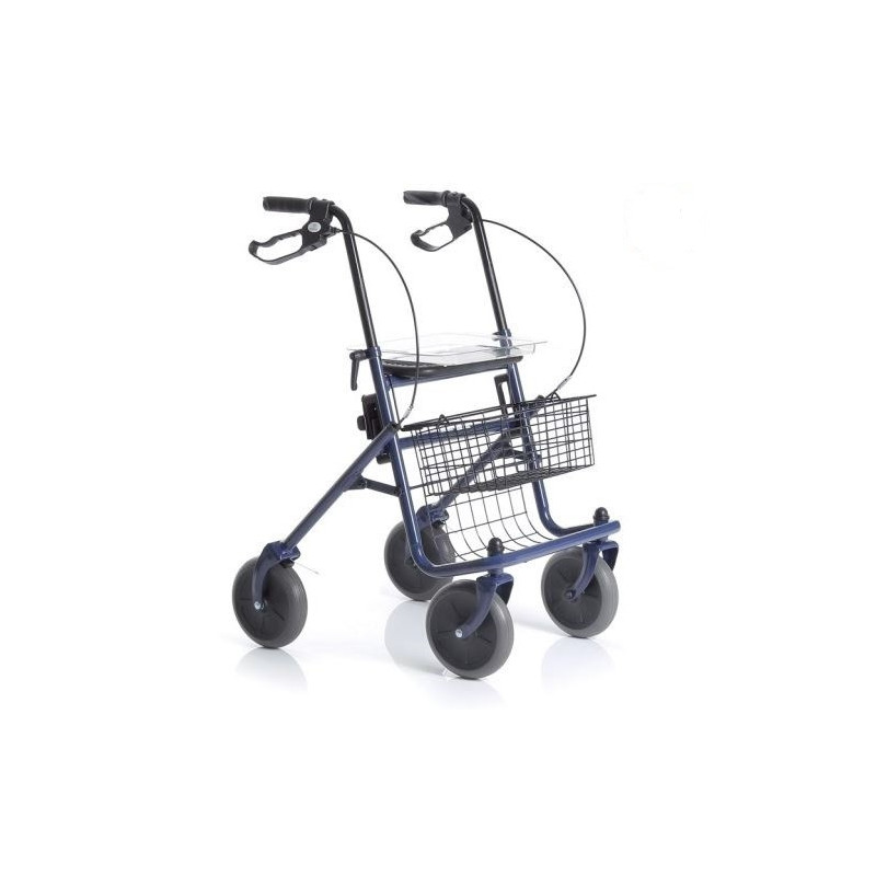 ROLLATOR PIEGHEVOLE IN ACCIAO VERNICIATO