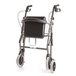 ROLLATOR PIEGHEVOLE IN ALLUMINIO VERNICIATO