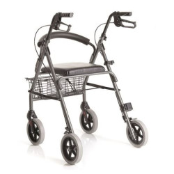 ROLLATOR PIEGHEVOLE IN ALLUMINIO VERNICIATO
