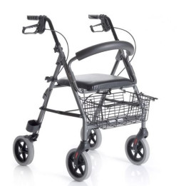ROLLATOR PIEGHEVOLE IN ALLUMINIO VERNICIATO
