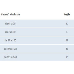 CINTURA NORMALE ALTEZZA Cm 32
