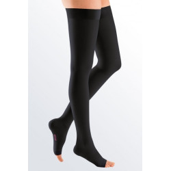 CALZA COSCIA AUTOREGGENTE CORTA MEDIVEN PLUS TERZA CLASSE DI COMPRESSIONE NERA